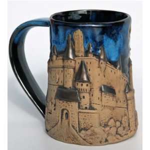  Castle Medieval Pottery Mug in Garcia Blue 24 oz Kitchen 