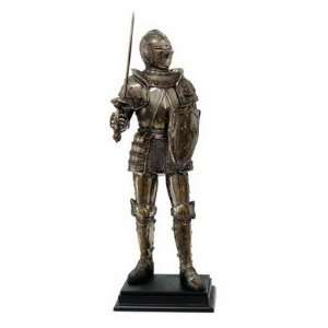  Medieval Knight Figurine Statue, 16 inches H: Home 