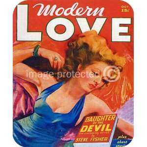  Daughter of the Devil Modern Love Vintage Pulp MOUSE PAD 