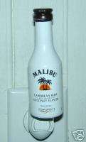 Malibu Coconut Rum Mini Liquor Bottle Night Light  