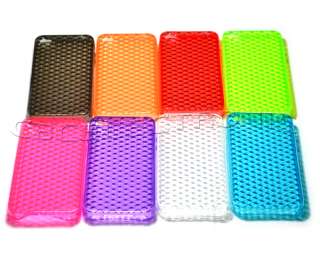 8x Diamond Gel skin case Silicone cover for iphone 4 4G  