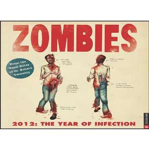  Zombies Year of Infection 2012 Wall Calendar Office 
