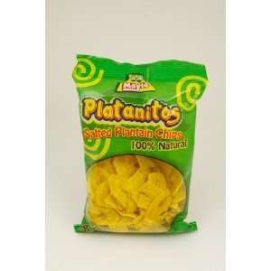 Mayte Salted Plantain Chips 3.5 oz   Platanitos Salados  