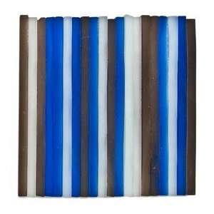  Murano Glass Tiles 2 x 2 Frosted Mattina 4 pack