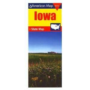  American Map 65462X Iowa State Map