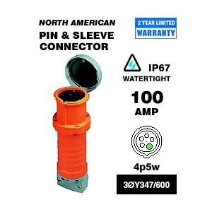   100 Amp 347/600 Volt 3PY Pin & Sleeve Connector