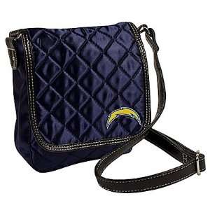  San Diego Chargers Quilted Purse, Navy