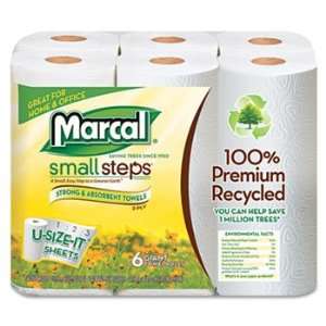  Marcal Small Steps 6181PK   100% Premium Recycled Giant Roll Towels 