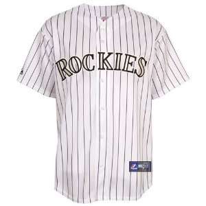  Colorado Rockies Blank Home Youth Replica Jersey (White 