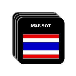  Thailand   MAE SOT Set of 4 Mini Mousepad Coasters 