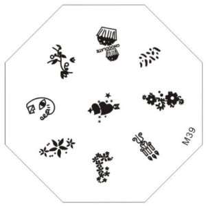  Stamping Nail Art Image Plate   M39: Everything Else