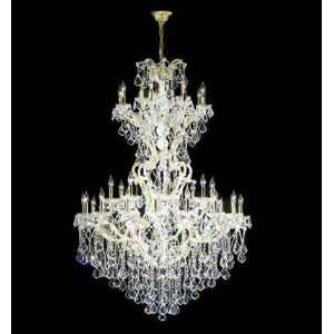   Maria Theresa Grand Collection Gold Lustre Finish 37 Light Chandelier