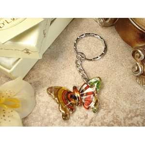  DLusso Murano butterfly keychain multi color Automotive