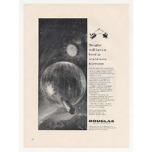   Satellites Launched by Thor Missile Print Ad