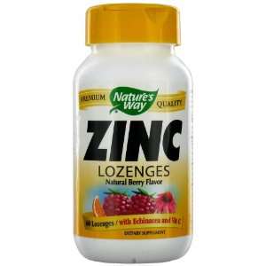   Way Zinc Lozenges, Berry Flavor 60 Lozenges