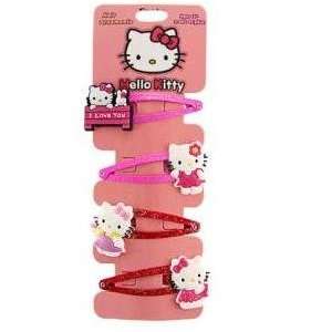  Hello Kitty (I Love You) hair clips   4 pcs set 