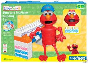 Sesame Street KNEX Elmo & his Piano Sets NEW KNEX  