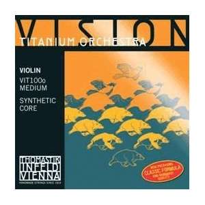  Vision Titanium Orchestra Violin String SET: Musical 