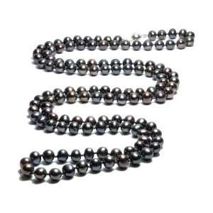  Lilou   Black Pearl Necklace Love My Pearls Jewelry