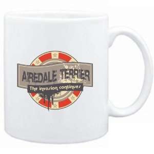  Mug White  Airedale Terrier THE INVASION CONTINUES  Dogs 