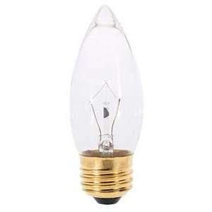  60 Watt Clear Torpedo Standard Base Light Bulb