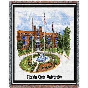 Florida State University Westcott Bldg Jacquard Woven 