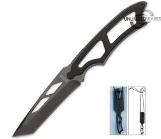 TACTICAL COMBAT MINI NECKLACE KNIFE MILITARY Pocket Neck Boot 