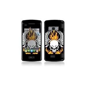  LG enV Touch VX11000 Skin Decal Sticker   Flame Skull 