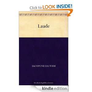 Laude (Italian Edition) Iacopone da Todi  Kindle Store