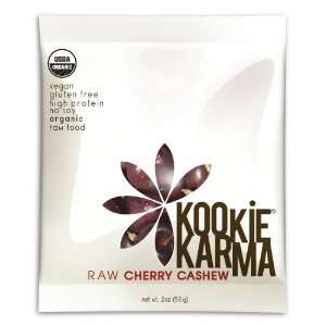 Kookie Karma Raw Cherry Cashew   2.0 oz   12 count box  