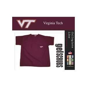  Virginia Tech Hokies Scrub Style Top from GelScrubs 