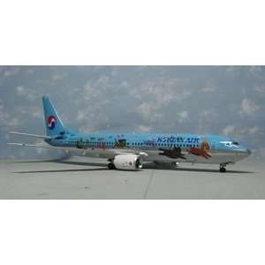  AVIATION 1200 AV2739007 KOREAN AIR 737 CHILDREN SKETCH 