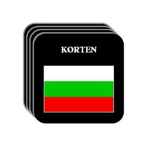  Bulgaria   KORTEN Set of 4 Mini Mousepad Coasters 