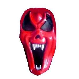  Red Devil Ghoul Costume Mask: Toys & Games