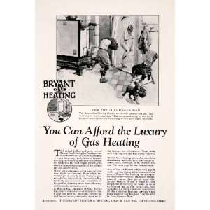  1927 Ad Bryant Gas Heating Cleveland Ohio Boiler Home 