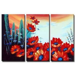   Blooming Season Hand Painted Canvas Art Oil Painting: Everything Else