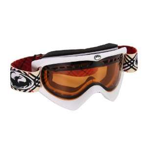  Dragon DX Snowboard Goggles Powder/Amber/Plaid Sports 