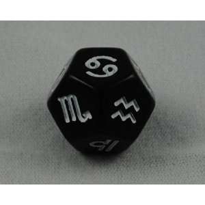  12 Sided Signs of the Zodiac Astrology Dice Toys & Games