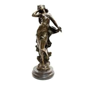  Bronze Greek Goddess of Youth Hebe Sensual Sculpture Hand 