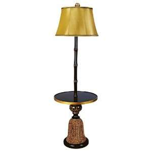  Oriental Accent Adventure Tray Table Floor Lamp: Home 