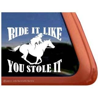   Bumper Sticker for the women horse rider  Can be used for Cars, Trucks