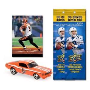  Cincinnati Bengals 1967 Ford Mustang Fastback Die Cast with Carson 