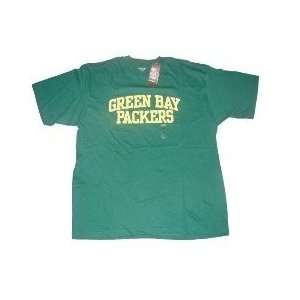  Green Bay Packers Reebok Green T Shirt (L): Sports 