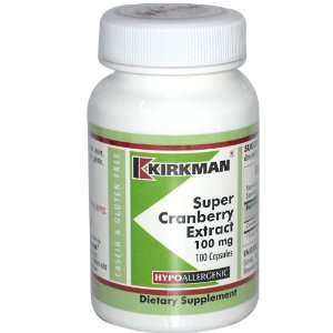 Super Cranberry Extract, 100 mg, 100 Capsules