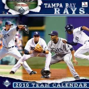 Tampa Bay Rays 2010 12x12 Team Wall Calendar  Sports 