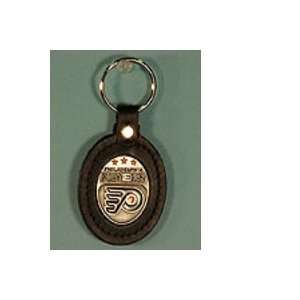  NHL Flyers Leather Key ring: Sports & Outdoors
