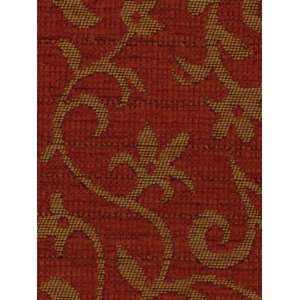  Floral Grace Vintage Red by Robert Allen Contract Fabric 