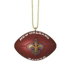  New Orleans Saints 2 1/4 Resin Football Ornament Sports 