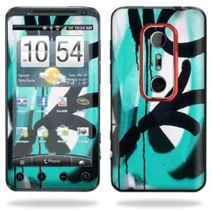  Vinyl Skin Decal Cover for HTC Evo 3D 4G Cell Phone   Graffiti Tagz