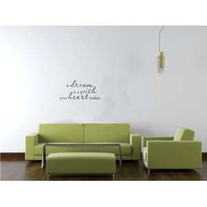  A Dream is a Wish Vinyl Wall Art Decal: Home & Kitchen